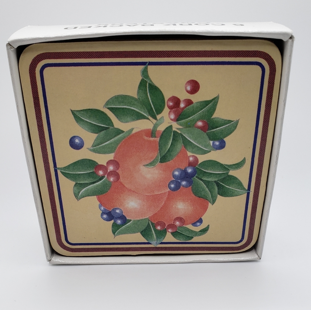 Corelli Abundance Drink Coaster Set of Five Retired Pattern